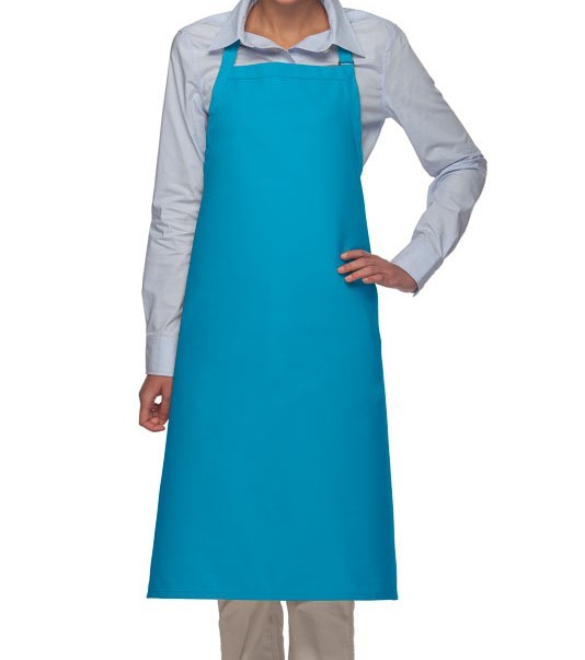 Adult Turquoise Blue Full Length Bib Aprons